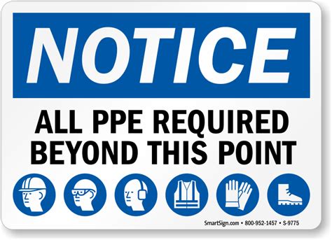 PPE Signs | PPE Safety Sign | Personal Protective Equipment Sign