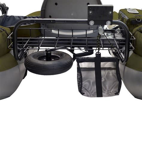 Inflatable Pontoon Boat Outdoor Fishing Raft With Transport Wheel & Motor Mount | eBay