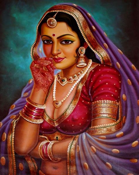 Famous Paintings Of Beautiful Indian Women