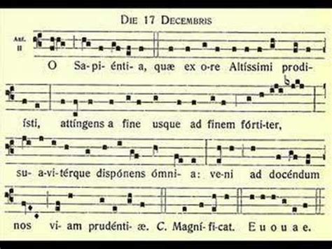 The Great O Antiphons O Sapientia • O Wisdom | December 17th Latin ...