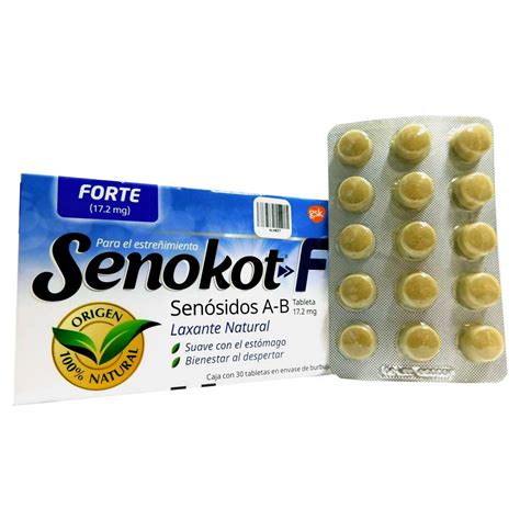 Senokot F 17.2mg Caja Con 30 Tabletas