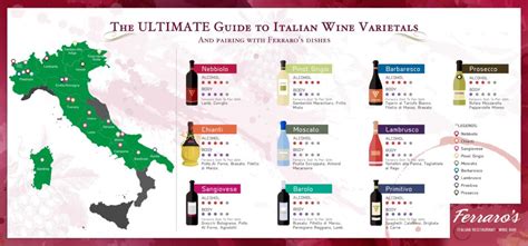 The Ultimate Guide To Italian Wine Varietals | Ferraro’s Las Vegas