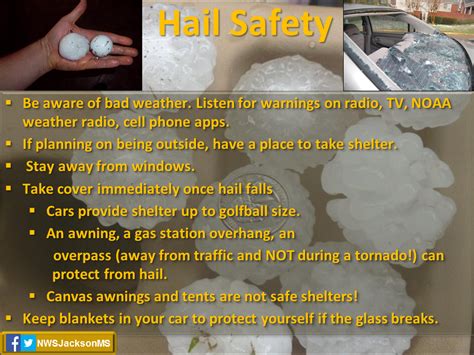 Large hail also possible in tonight's storms. here are some hail safety tips. - scoopnest.com