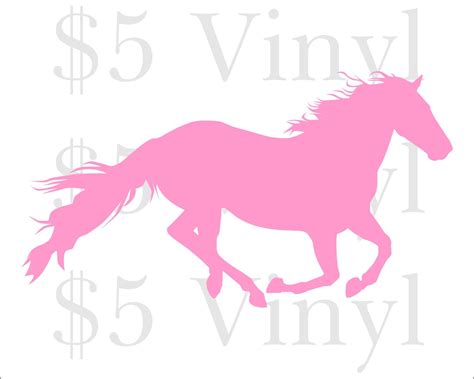 Cantering Horse Vinyl XS-SMALL Car Decal Wall Art Sticker | Etsy | Wall art, Decal wall art ...