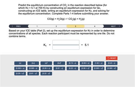 Predict the equilibrium concentration of CO2 ﻿in the | Chegg.com