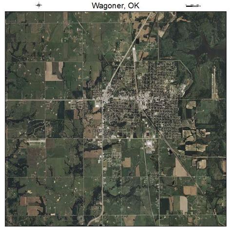 Aerial Photography Map of Wagoner, OK Oklahoma