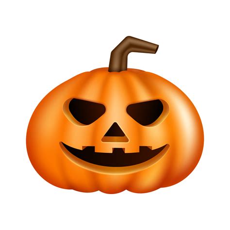 Ghost face carved pumpkin head 17745051 PNG