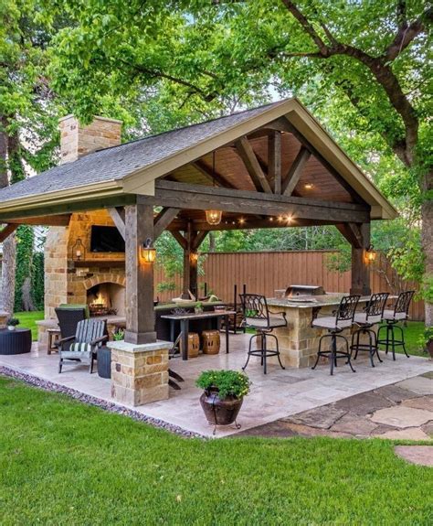 Backyard Kitchen, Backyard Living, Outdoor Kitchen Design, Dream ...