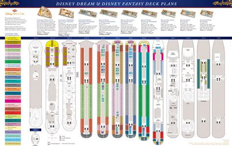 Disney Cruise Line Deck Plans - Magic, Wonder, Dream, Fantasy - Doctor ...