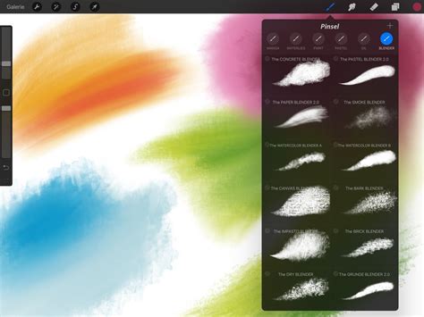 Georg's Procreate Brushes - Procreate BLENDER Brushes: Watercolor, Oil ...