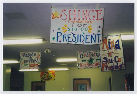 Student Council Election Posters For President