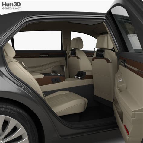 Genesis G90 with HQ interior 2020 3D model - Vehicles on Hum3D