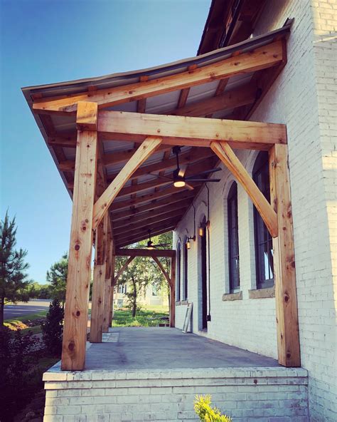 Timber Framed Porch | Timber frame porch, Porch design, Porch roof design