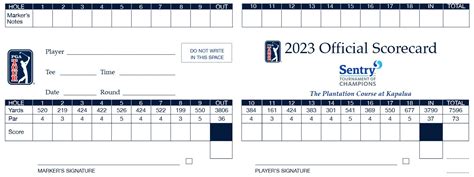 Kapalua Plantation course: Scorecard and course breakdown for 2024 The Sentry host course