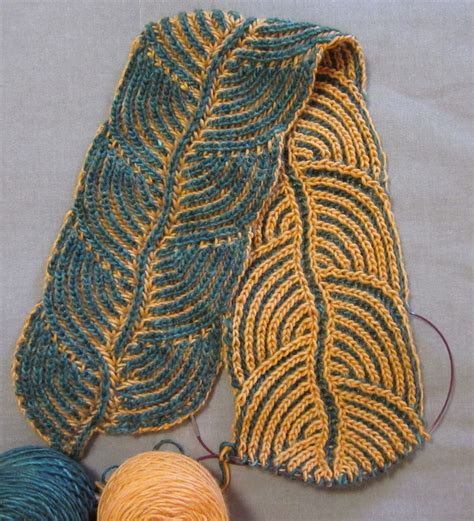 Knitting Scarves in the Tropics | Brioche knitting patterns, Brioche knitting, Knitting