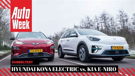 Hyundai Kona Electric vs Kia e-Niro - AutoWeek Dubbeltest - English ...