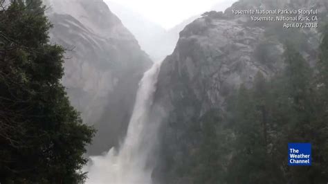 Footage Released of Flooding at Yosemite National Park - Videos from ...