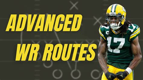 8 ADVANCED Wide Receiver Routes In Football - YouTube