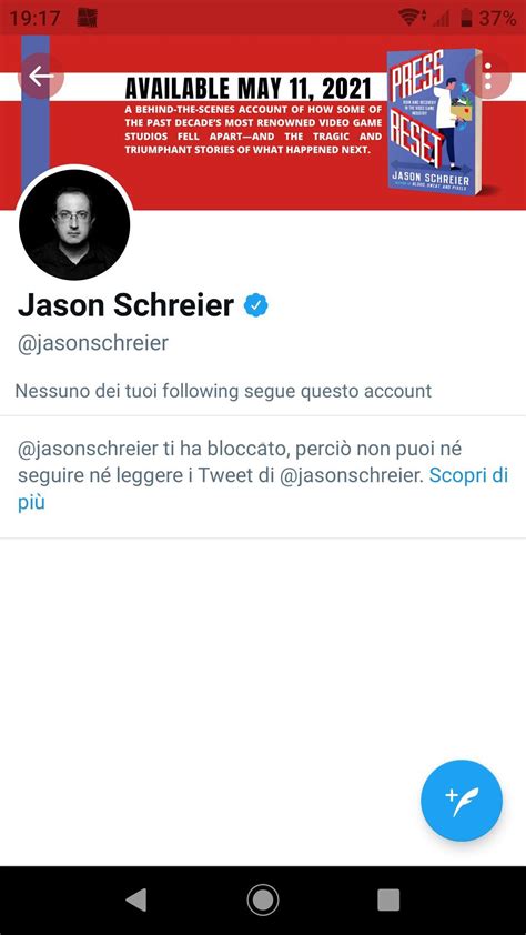 BREAKING NEWS! - Videogame journalist Jason Schreier blocked me for ...