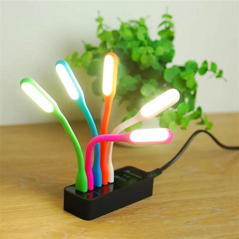 Flexible Mini USB Power LED Lamp Portable Super Bright USB LED Lights ...