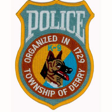 Derry Township Police K-9 Patch-Elite K-9