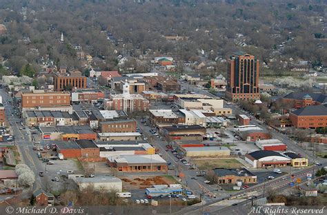 Murfreesboro, Tennessee Aerial | Over the top of downtown Mu… | Flickr