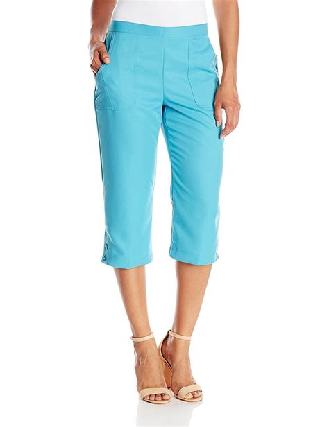 Alfred Dunner Women's Petite Capri with Button Cuff >>> This is an Amazon Affiliate link. You ...