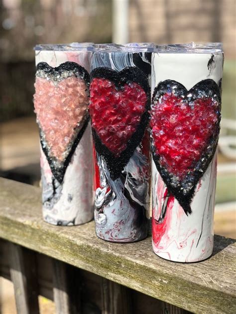 Geode Love 30 oz Tumbler Red | Etsy | Glitter tumbler cups, Tumbler ...