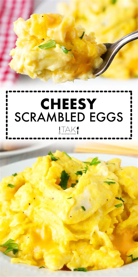 Cheesy Scrambled Eggs (The Fluffiest, Creamiest Eggs Ever!)