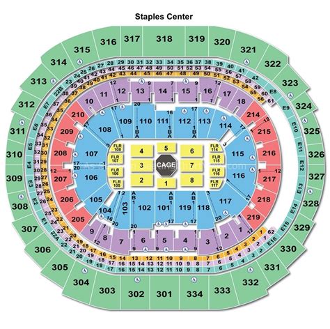 Staples Center Seating Map Detailed | Brokeasshome.com