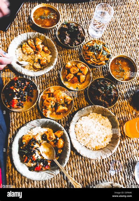 Newari food in Nepal Stock Photo - Alamy