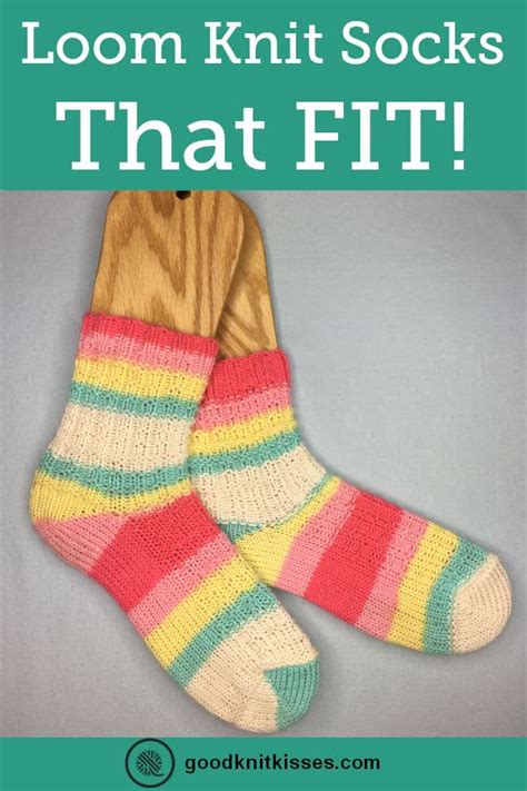 This Is the Best Way to Loom Knit Socks That FIT! - GoodKnit Kisses