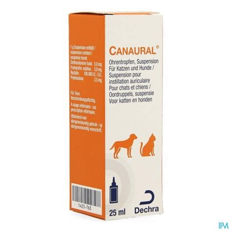 Canaural - 25ml Canaural Drops - Canaural Ear Drops - Pet Prescription