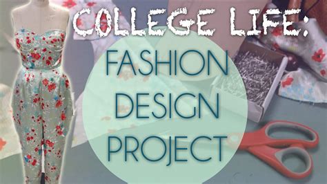 VLOG| Life as a Fashion Design Major - YouTube