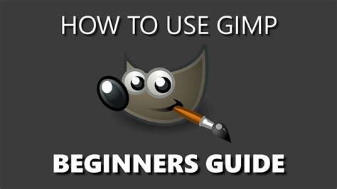 How to Use GIMP (Beginners Guide) - YouTube