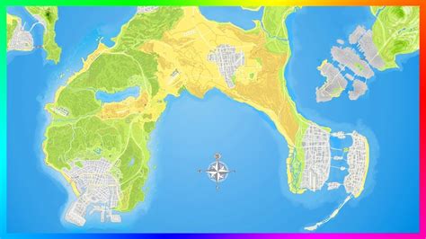 Gta V World Map – Topographic Map of Usa with States