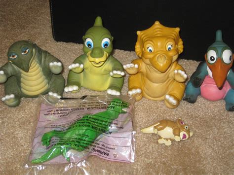 Lot of Land Before Time Toys Puppets and More by RetroPlayland