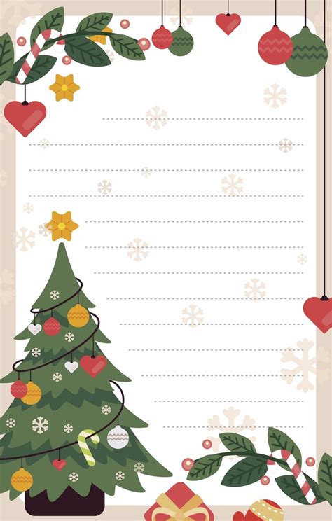 Printable Christmas Stationery Borders | Cartões natalinos, Cartões fáceis, Moldura de natal png