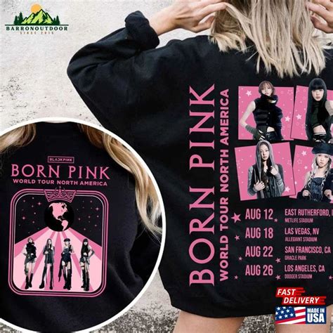 Blackpink Merch World Tour T-Shirt Born Pink Shirt Classic Sweatshirt ...