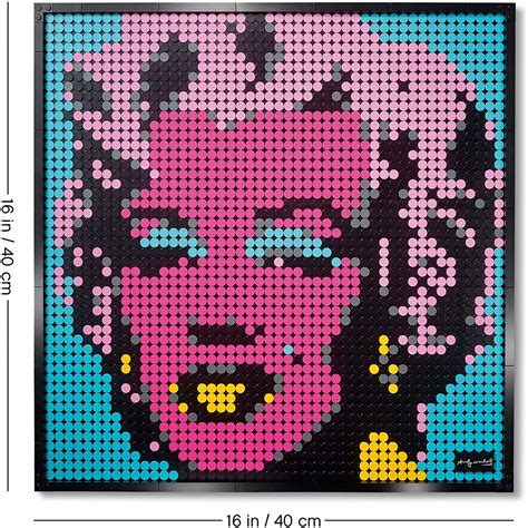 LEGO Warhol Marilyn Monroe LEGO Mosaics — BAMBINIFASHION.COM