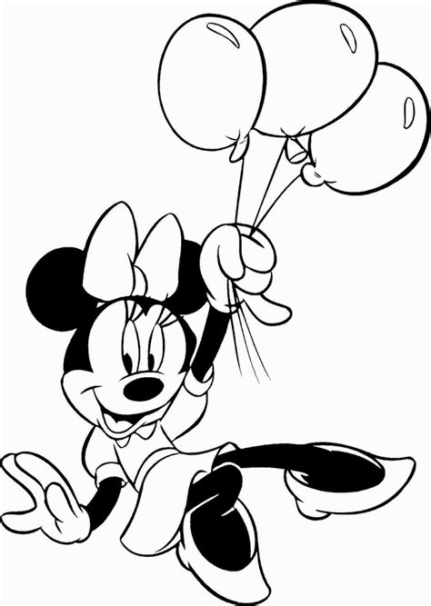 Minnie Mouse Happy 3rd Birthday Coloring Pages - Coloring Pages Ideas