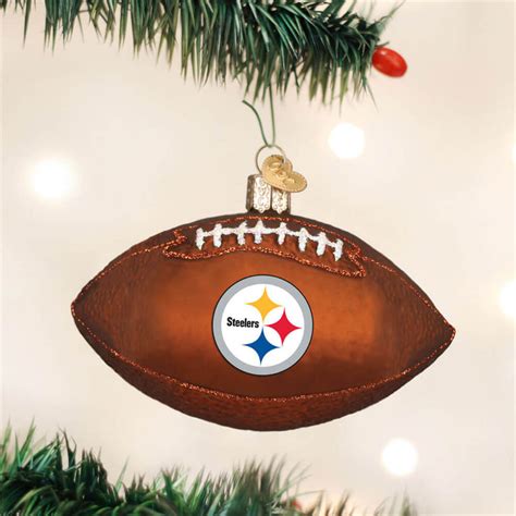 Pittsburgh Steelers Football Ornament | Steelers, Pittsburgh steelers football, Handcrafted ...