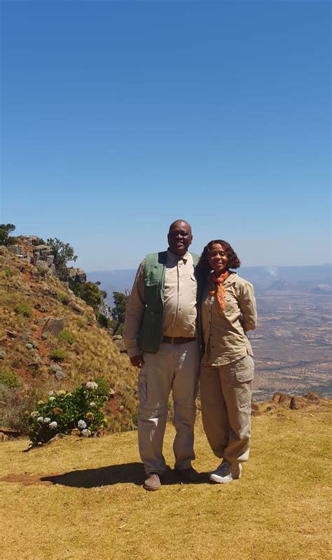 The President of Botswana, His Excellency President Masisi and his wife ...