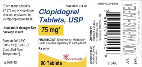 Clopidogrel - FDA prescribing information, side effects and uses