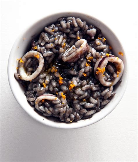 Squid Ink Risotto Recipe - Risotto with Squid and Squid Ink