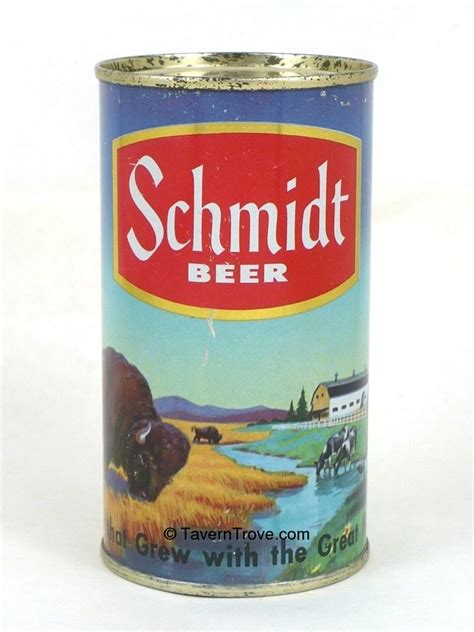 Item #88602 1960 Schmidt Beer "Buffalo" Flat Top Can 130-33