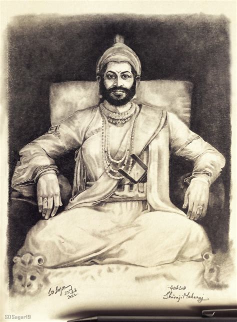 Chhatrapati Shivaji Maharaj #pencilsketch Ganesh Art Paintings, Buddha ...