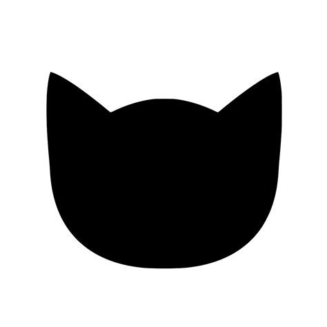 SVG > animal chat visage animal de compagnie - Image et icône SVG ...