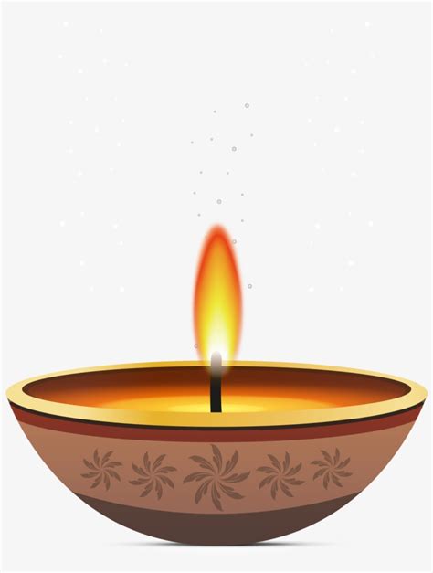 Vector Diwali Lamp Icon Diwali Lamps Template Beautiful Diwali Candle ...