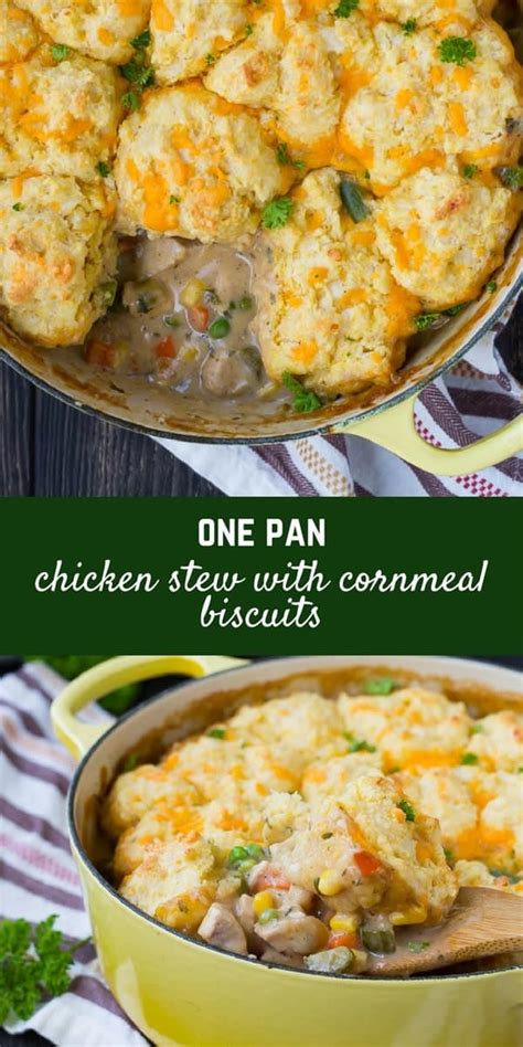 Chicken Stew with Cornmeal Biscuits - Rachel Cooks®